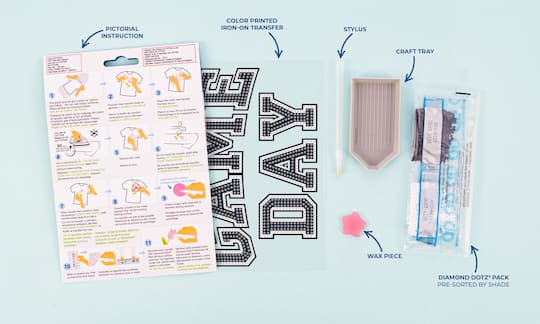 Diamond Dotz® Gameday Iron-On 'n' Dot Kit